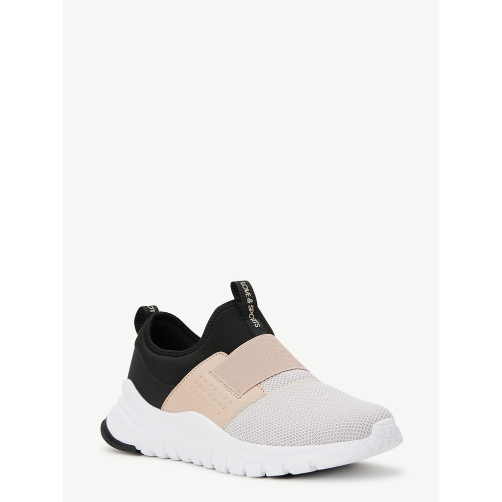 Love & Sports women’s slip on color blocked athletic sneakers